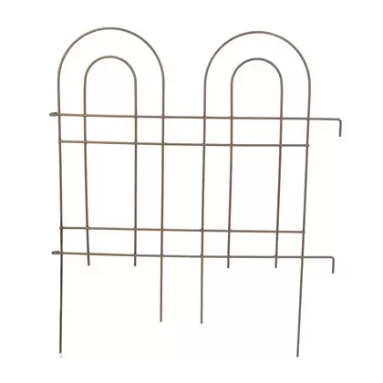 Panacea 36"x42" Homeland Double Arch Fence Bronze