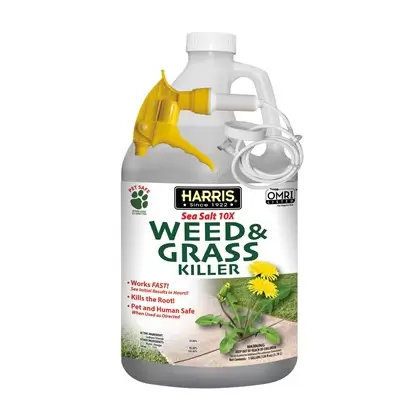 Harris 128oz Sea Salt Weed & Grass Killer CA ok