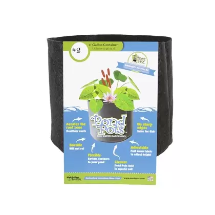 Smart Pot Pond Pot 2gal Black