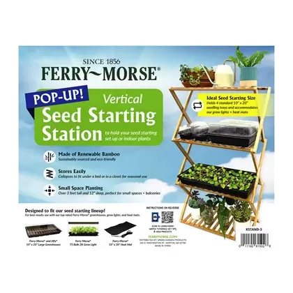 Ferry Morse Bamboo Pop-Up Seed Starting Station