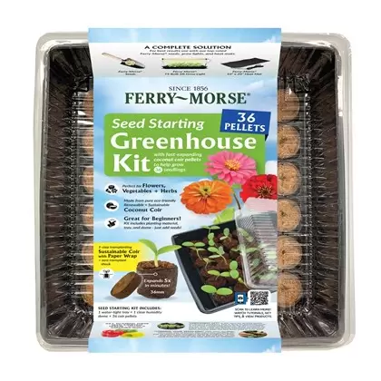 Ferry Morse Pellet Tray w/ 36 Pellets & Dome