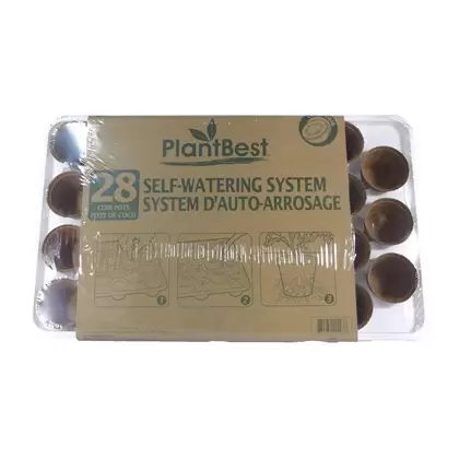 PlantBest 28 Coconut Coir Pot Self Watering System Kit