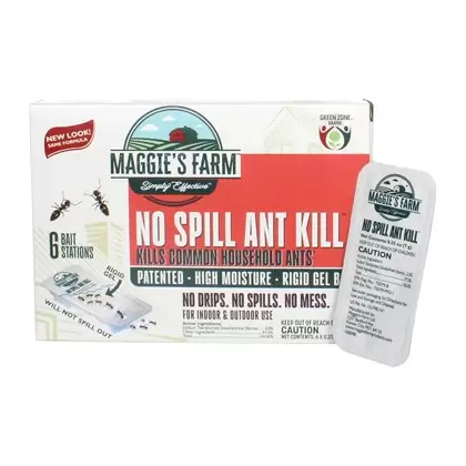 Maggie's Farm 6pk Simply Effective No Spill Ant Kill Bait Station