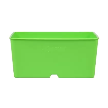 SunPack 5"x5" Heavy Duty Square Pot Green