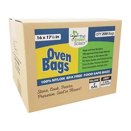 Green Scissor 16"x 17.5" Oven Bags - 200/Box