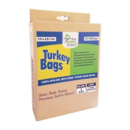 Green Scissor 19"x23.5" Turkey Bags - 20/Pack