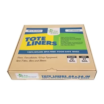 Green Scissor 48"x36" Tote Liners - 25/Pack