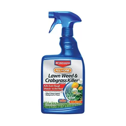 BioAdvanced 24oz All-In-One Lawn Weed & Crabgrass Killer RTU (Keywords: Bayer )