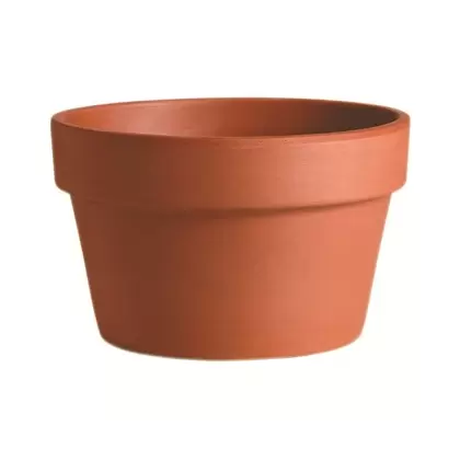 Deroma 6.7" Azalea Pot Terra Cotta Clay Case Pack