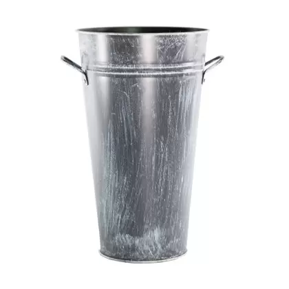 Gardener Select 12" Tall Bucket with Handle Antique Black 6.7"x4.7"x12" 24/CS