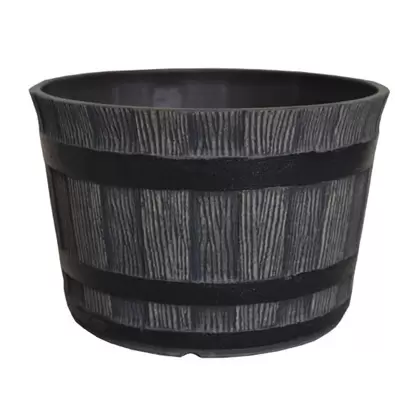 Gardener Select 12" Barn Whiskey Brl Round Planter 12/CS
