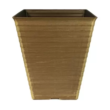 Grower Select 10.25 Square Sloan Pot Black / Bronze 36/CS