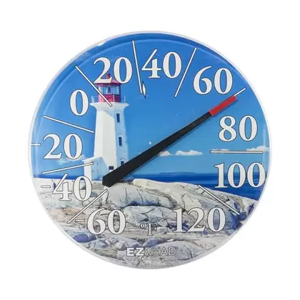 Headwind 12.5" EZ Read Dial Thermometer Lighthouse