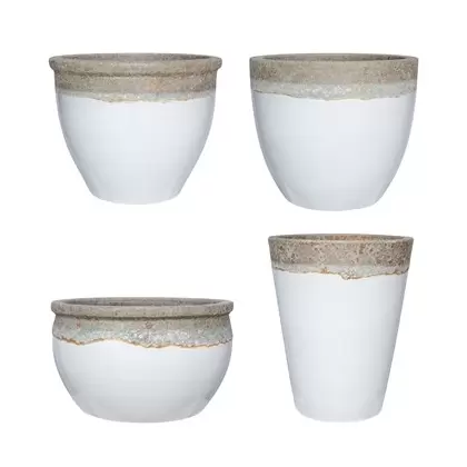 MCarr 26pc Mixed Planter Pallet Volcanic White