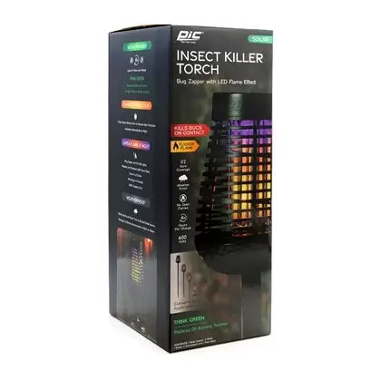 Pic 2-in-1 Solar Torch Bug Zapper