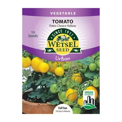 Tomato, Patio Choice Yellow - 10 Seeds