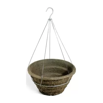 WP 16X8IN DEEP RND GARDEN BSKT 4.25GL 20/CS 106927 HANGERS NOT INCLUDED