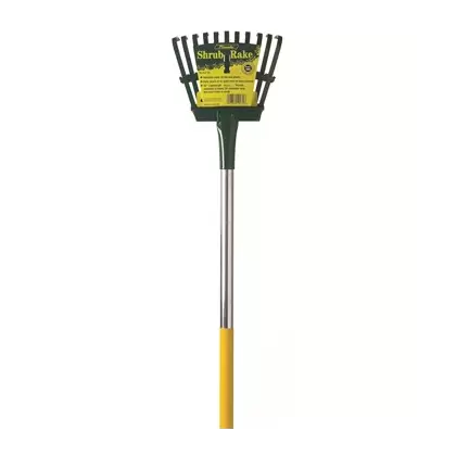 Flexrake Shrub Rake w/ 8" Flex-Steel Head 48" AlumiLite Handle