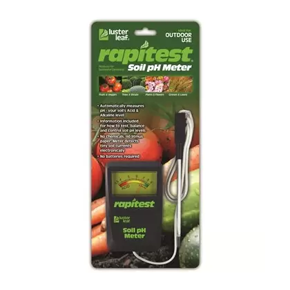 Luster Leaf Soil pH Meter Plus pH Plant Guide