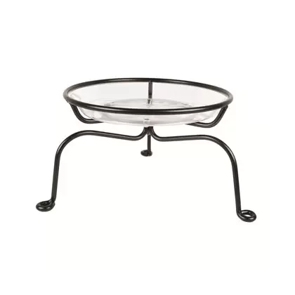Plastec 8" Decorator Plant Stand Black