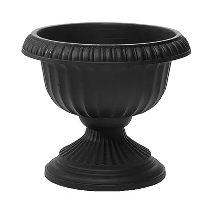 Grecian 18" Urn Black