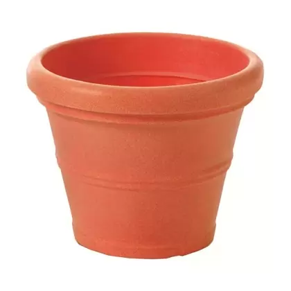 Tusco 24.5" Rolled Rim Planter Terra Cotta