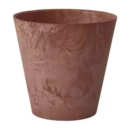 Artstone 10" Round Napa Planter Rust