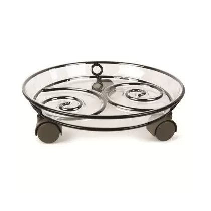 Plastec 12" Spiral Caddy Black