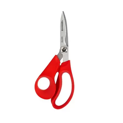 Corona 3" ComfortGel Floral Serrated Scissors Stainless Steel