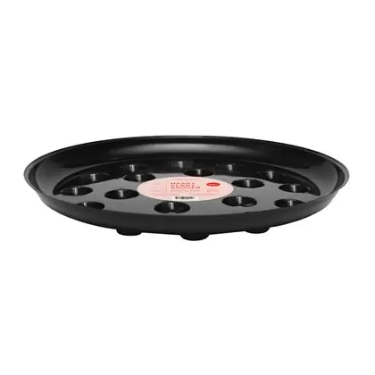 CWP 14" Black Carpet Saver Saucer