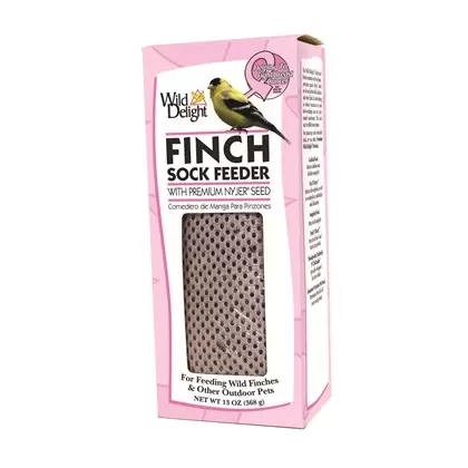 Wild Delight 36pc Pink Finch Sock Display