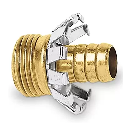 Gilmour Brass Coupling Male Coupling, 5/8"