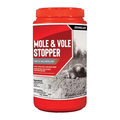 Mole & Vole Stopper 2.5lb Jug Repellent Shaker Granules