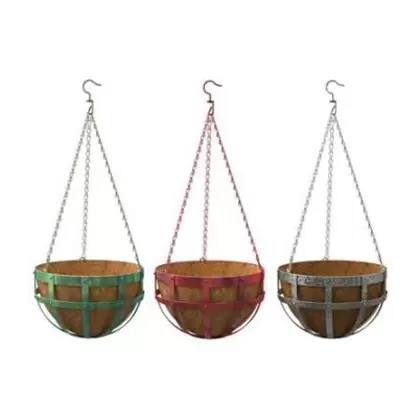 Panacea 14" Flatband Hanging Basket