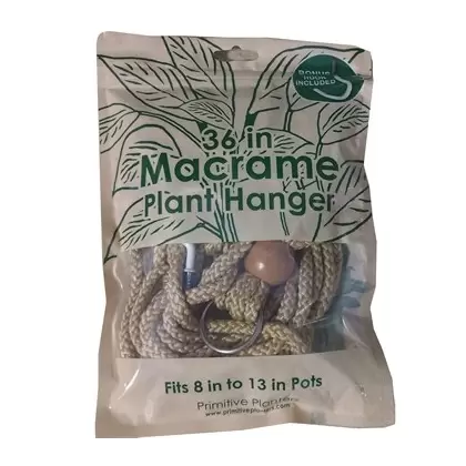 Primitive Bagged Macrame Tan