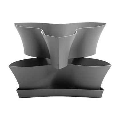 Bloem 16" Collins Planter Charcoal