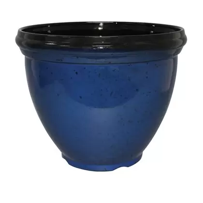 Southern Patio 18" HDR Heritage Planter Monaco Blue