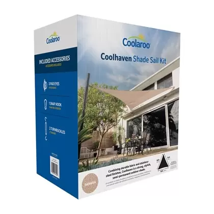 Coolhaven 18' Triangle Shade Sail Kit Sahara