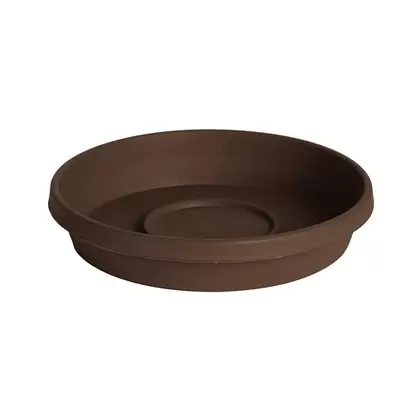 Bloem 16" Terra Saucer Chocolate