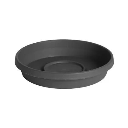 Bloem 20" Terra Saucer Charcoal