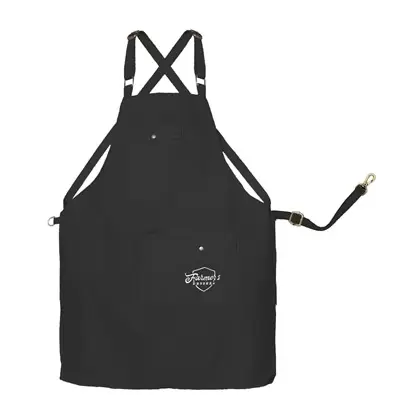 Farmers Defense Small/Medium Lightweight Work Apron Black