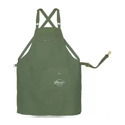Farmers Defense Large/X-Large Lightweight Work Apron Green
