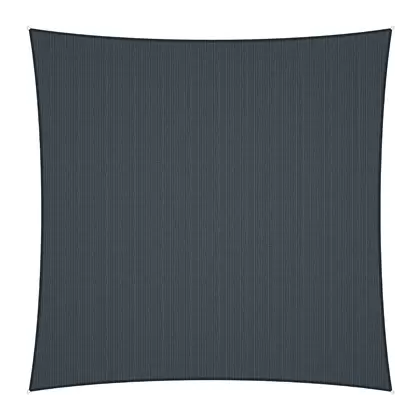 Coolaroo 17'9" Premium Square Shade Sail Kit Slate