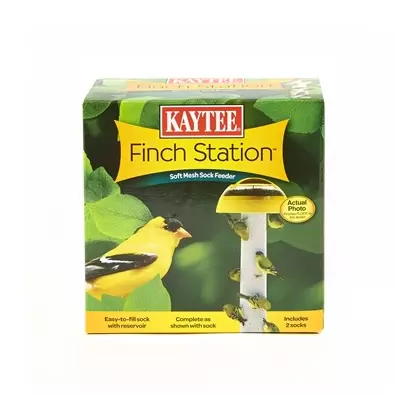 Kaytee Finch Station Soft Mesh Sock Feeder w/ 2 Socks