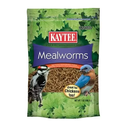 Kaytee 7oz Mealworm Food Pouch for Wild Birds