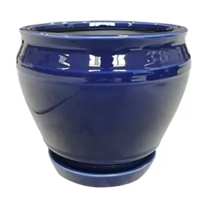 Southern Patio 6" Collins Planter Blue Finish