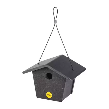Birds Choice Bird House Recycled Plastic Bristol Black