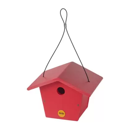 Birds Choice Bird House Recycled Plastic Red