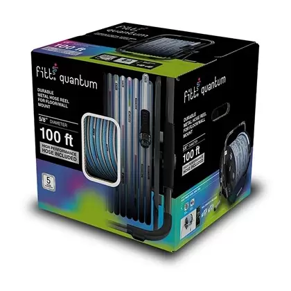 FITT 100'x5/8" NTS Metal Hose Reel