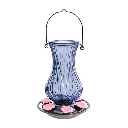 Natures Way 32oz Perfect Pitcher Antique Glass Hummingbird Feeder